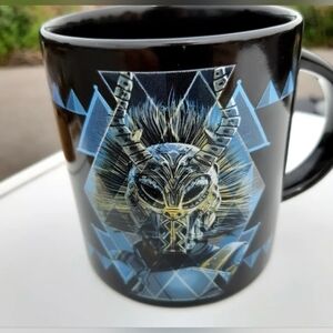 Black Panther (Marvel) Ceramic 16oz Coffee Mug Cup Black/Blue